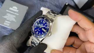 ORIENT 'MAKO II' JAPANESE BLUE DIAL AUTOMATIC MEN'S WATCH| FAA02002D9