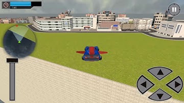 Flying Spider Car - Robot Transform Superhero Game