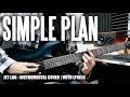 SIMPLE PLAN - JET LAG ( Instrumental Cover) All Guitar Part | Karaoke + Lyrics | 2021