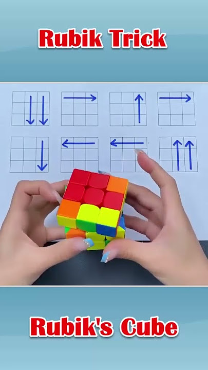 Cara menyelesaikan rubik's cube 3x3 dalam 1 menit