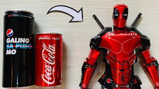 Homemade Armored Deadpool Using Soda Cans | Ironpool | Save those Cans♻