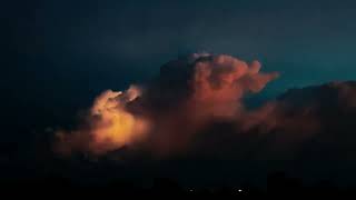 Sunset Thundercloud over Lake Tonlé Sap Aug 23 2022 4K