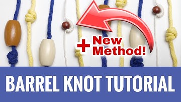 HOW TO TIE A BARREL KNOT | Macrame Knot Tutorial
