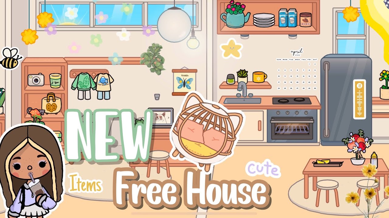 🌱New Free Items🧸Free House🧺New Update Toca Boca [House Design