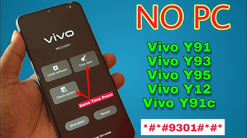 Vivo Y91c, Y91, Y93, Y95, Y12 All Type Pattern Lock Pin Lock Remove Without Pc 100% Ok=February 2023