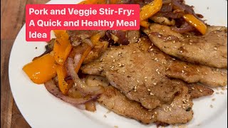 Fast and Flavorful Pork Stir-Fry with Veggies! #shortvideo #food #shorts #delicious