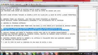 Conexion a una base de datos access con java