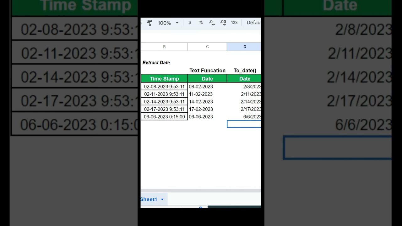Extracting Dates From Timestamps In Excel excel dataanalytics Extracting Dates From Timestamps In Excel excel dataanalytics