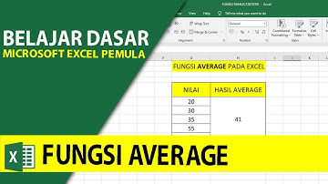 Belajar Rumus Excel Pemula | Menghitung Nilai Rata Rata Excel
