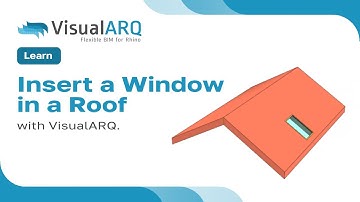 Insert a Window in a Roof with VisualARQ