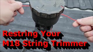 How to Restring Your M18 Milwaukee String Trimmer  The Right Way