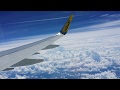 Beautiful view of clouds from plane