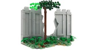 LEGO Castle Wall Battlement MOC