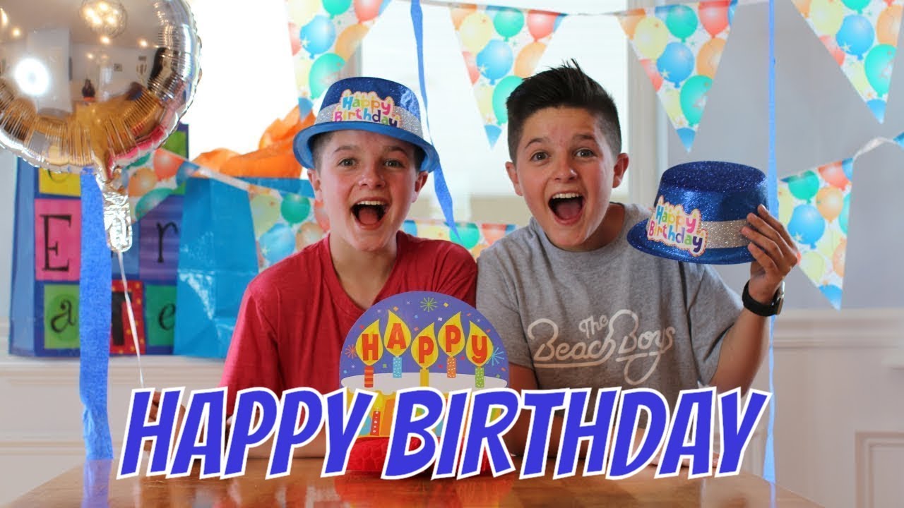14 year old twins BIRTHDAY SPECIAL 🎉| Brock and Boston - YouTube