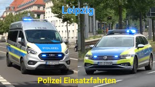 Polizei Leipzig Einsatzfahrten Zusammenschnitt Leipzig Police Emergency Response Compilation