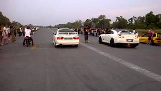 Wira vs Skyline R35 (Miri lutong,sarawak )