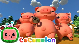 This Little Piggy! | CoComelon Furry Friends | Animals for Kids Resimi