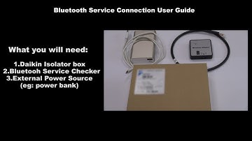Daikin - User Guide BTSC (Bluetooth Service Checker)