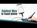 Teaching online using a smartphone android super cool