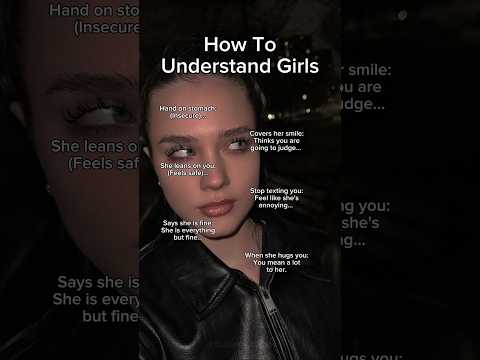 How To Understand Girls