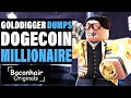 GoldDigger Dumps DogeCoin Millionaire, INSTANTLY Regrets It! | Roblox Mini Movie | Brookhaven