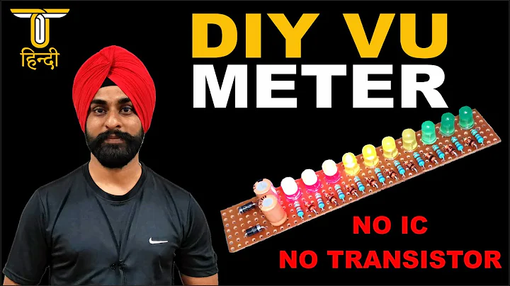 VU METER | NO IC, NO TRANSISTOR | SIMPLE CIRCUIT | 2021 electronics projects