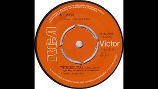 UK New Entry 1972 (31) Nilsson - Without You