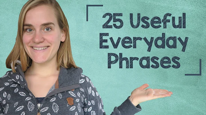 Learn 25 Useful Everyday Phrases - A2 [with Jenny]