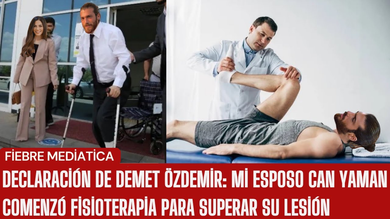 Demet Özdemir's statement: My husband Can Yaman started physiotherapy to  overcome his injury - YouTube