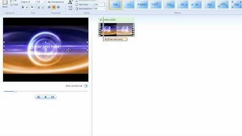 HOW TO MAKE A COOL INTRO WITH WINDOWS LIVE MOVIE MAKER