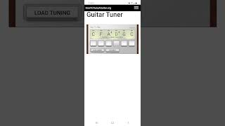 C Standard Guitar Tuning