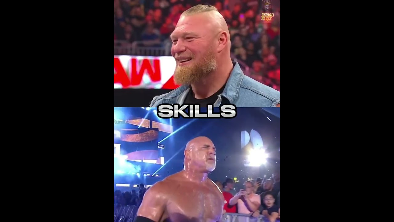 BROCK LESNAR vs GOLDBERG | Comparison | Who is Better? | Usman EDITx 