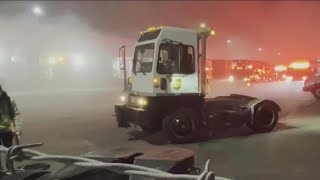 Fire at UPS distribution facility in Kearny Mesa prompts employee evacuation