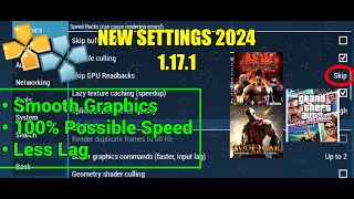 New PPSSPP Settings 2024! v1.17.1