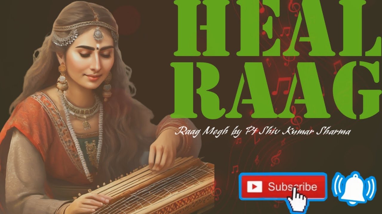 Megh Rag Instrument Healing Ragas Santoor instrument calmness Raag Megh by Pt Shiv Kumar ...