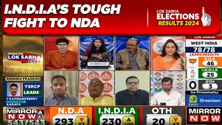 I.N.D.I.A Bloc Inches Closer To NDA | I.N.D.I.A At 230 | Election Result Update | Election 2024 News