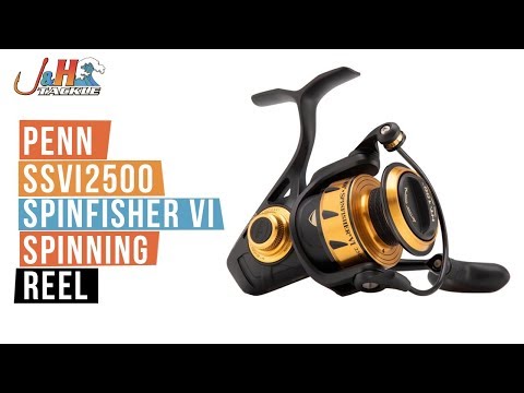 PENNペン最新機SPINFISHER第6世代Ⅵ　SSⅥ2500新品エギング Penn SSVI2500 Spinfisher VI Spinning Reel | J&H Tackle - YouTube