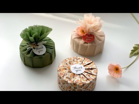 (ENG)원통 선물포장-Gift wrapping / Gift Wrapping #59