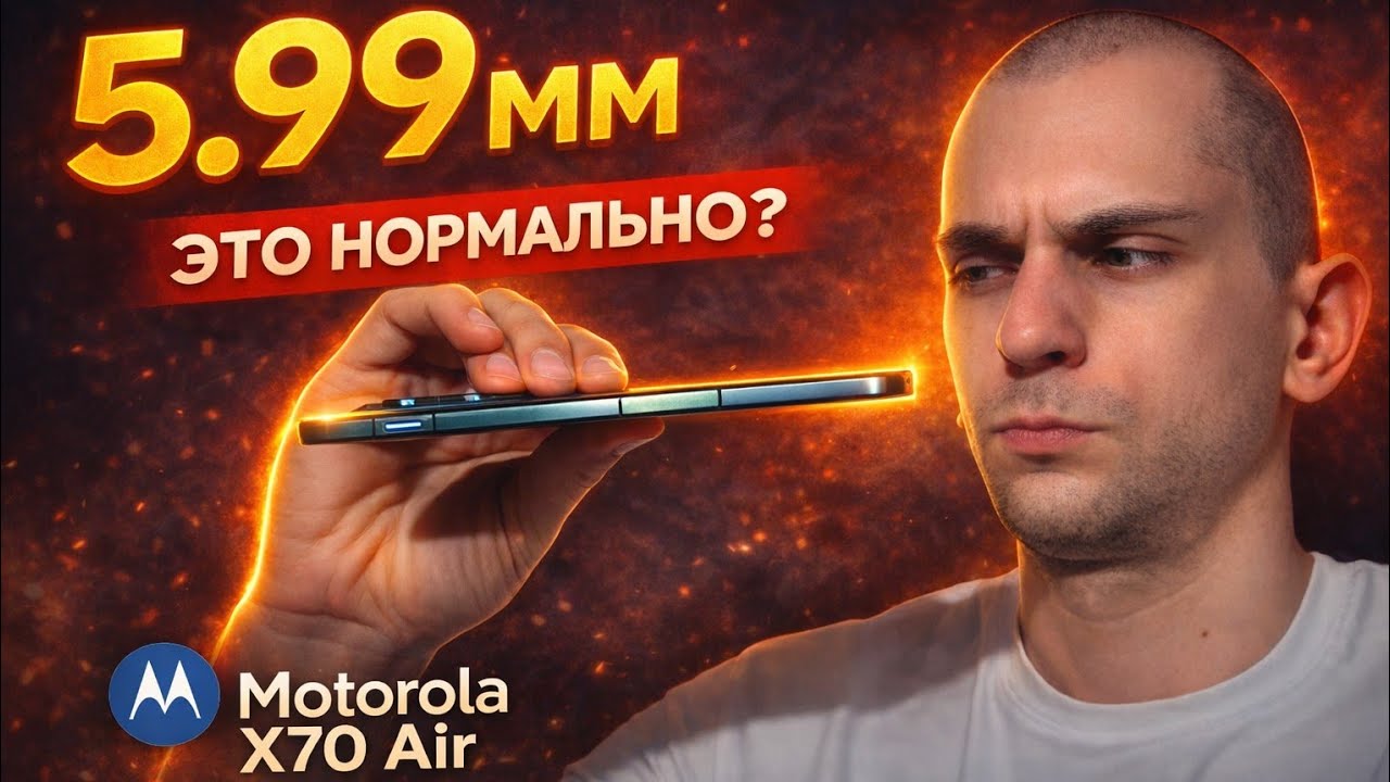 Motorola X70 Air — первый честный обзор. Без блогерских сказок