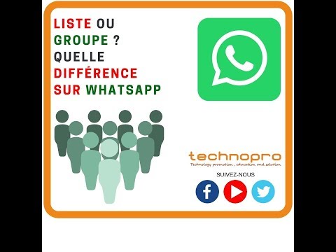Vidéo: Différence Entre Whatsapp Et Groupme