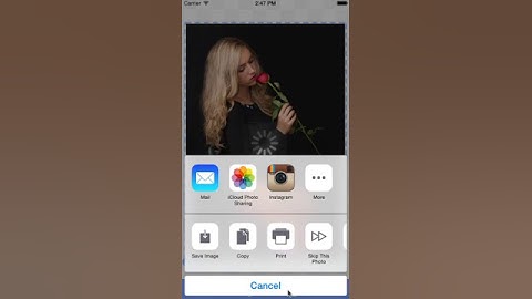 Export Watermarked Photo