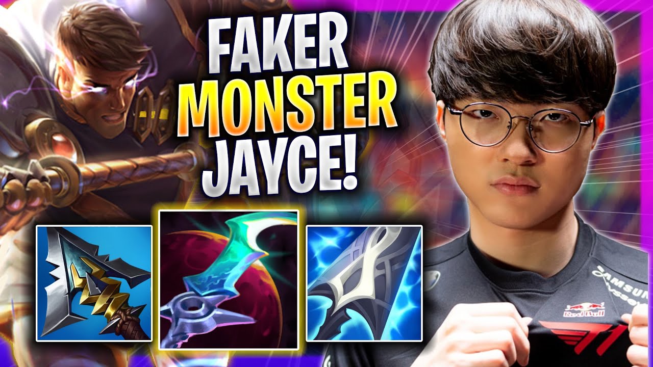 FAKER IS A MONSTER WITH JAYCE! - T1 Faker Plays Jayce MID vs Ahri! | Season 2023