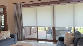 Alta LF roller shades with Somfy Zigbee Sonnesse in Linview