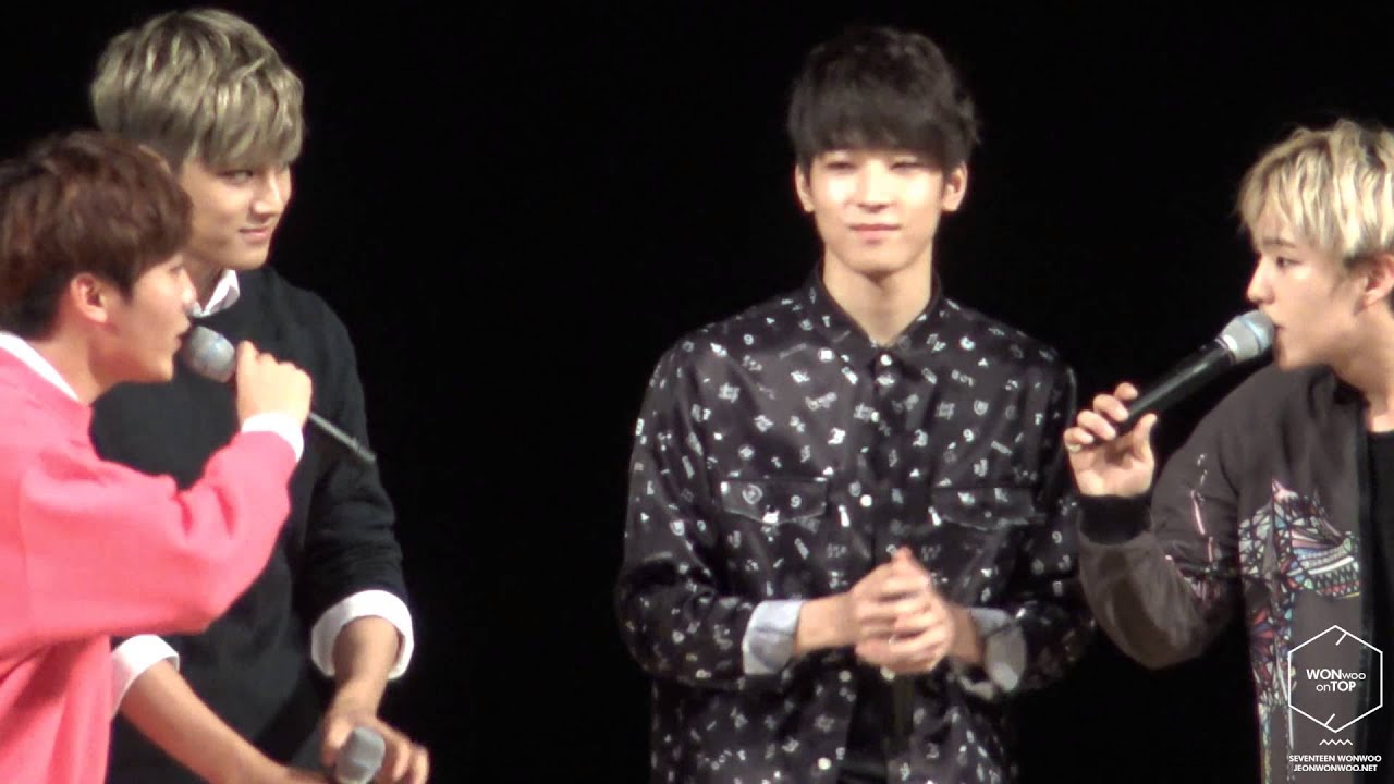 20151108 팬미팅 - 세븐틴 원우 (SEVENTEEN WONWOO) 토크 + No flex zone 직캠