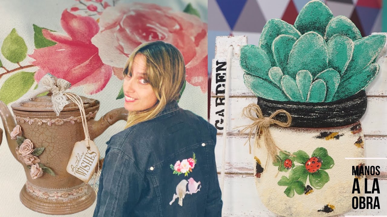 Manos a la Obra 2024 Programa 8 Transfer sobre tela  Granoulage sobre de madera Patinas sobre metal