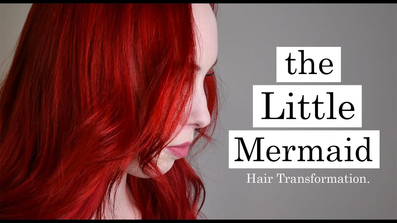 The Little Mermaid Hair** Total Hair Transformation. - Youtube