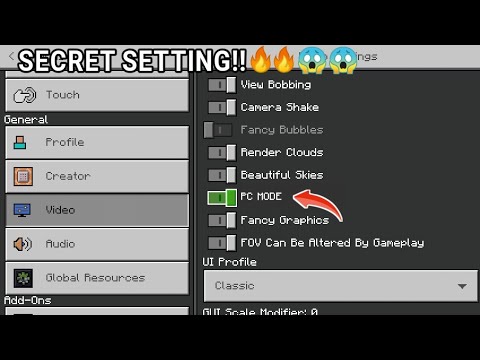 Minecraft Secret Setting In Android | Minecraft Pe Setting Like Pc | Minecraft Pe Setting In Hindi