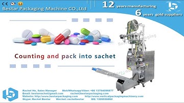 Tablet capsule counting packaging machine