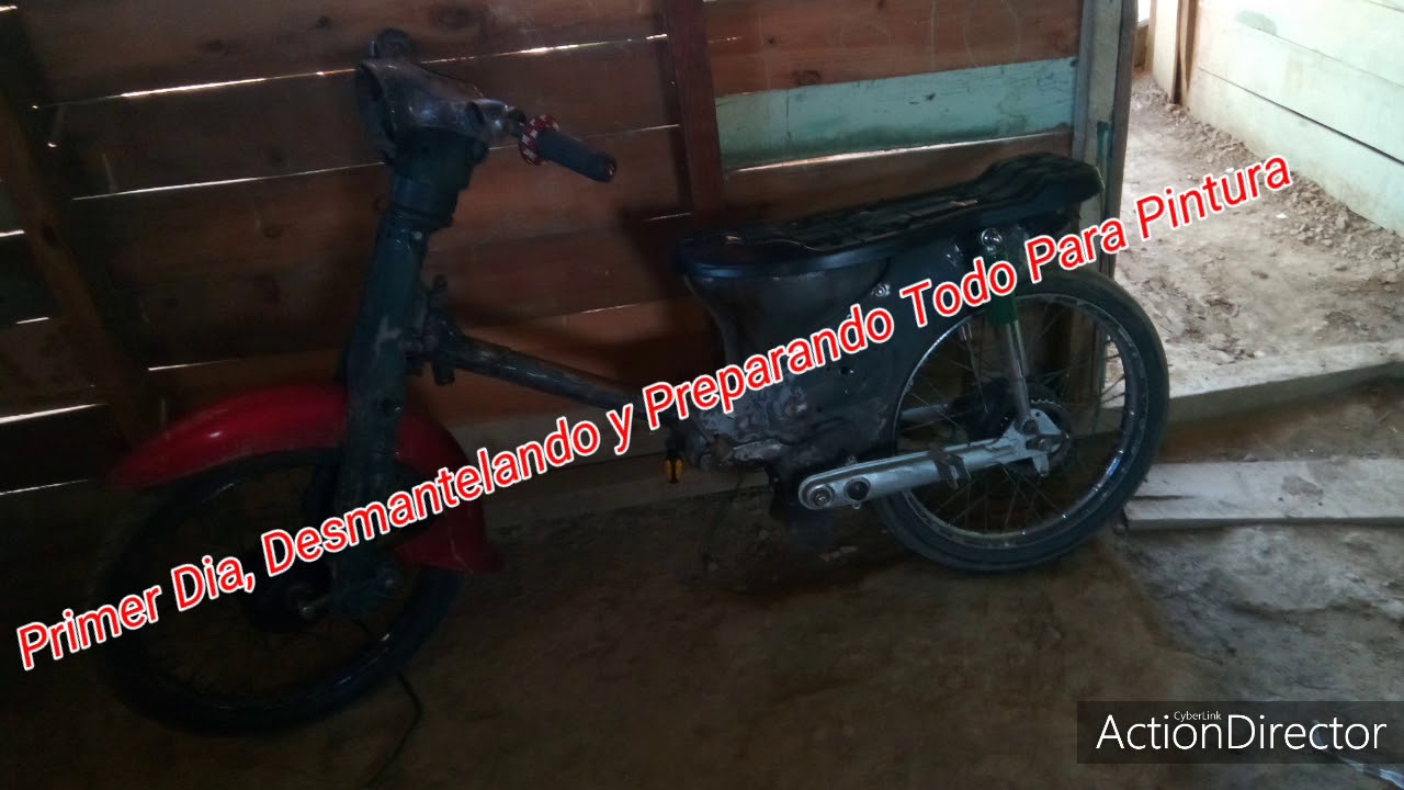 Super Cub 70cc en proceso de modificación - YouTube