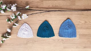 : R'ealiser FACILEMENT des bonnets pour top, robe, maillot au crochet | Toutes tailles | TUTO DEBUTANT